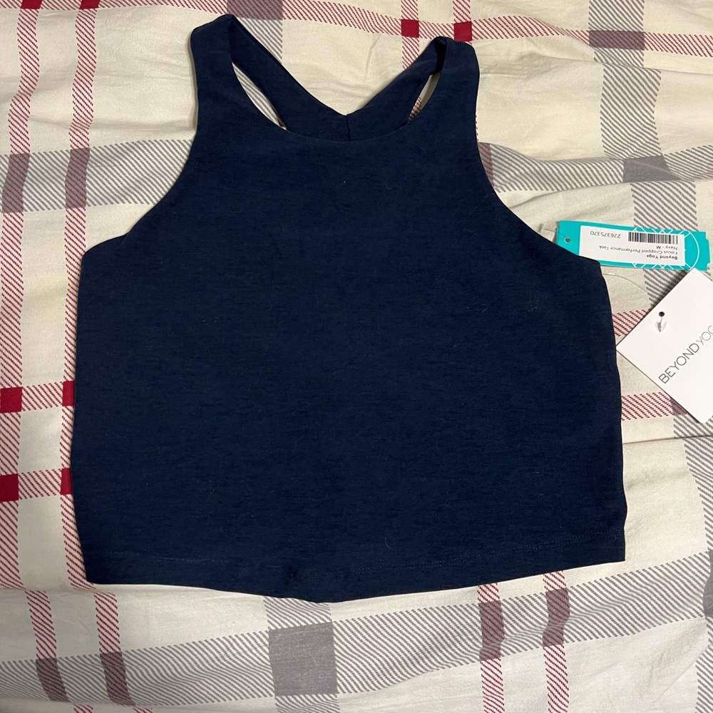 Beyond Yoga Focus Cropped Performance Tank